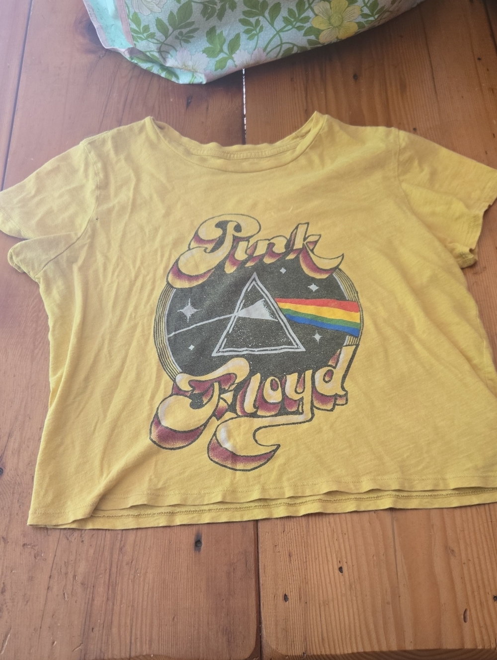 Lucky Brand Pink Floyd Graphic Tee - Yellow Sz Xs Shirt